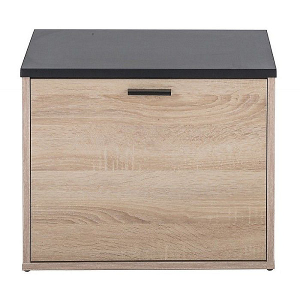Banc Coffre Chaussures Chêne Naturel Beaux Meubles 9 paires