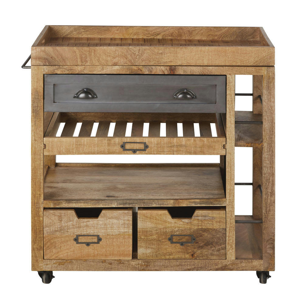 Melchior - Desserte de cuisine en bois