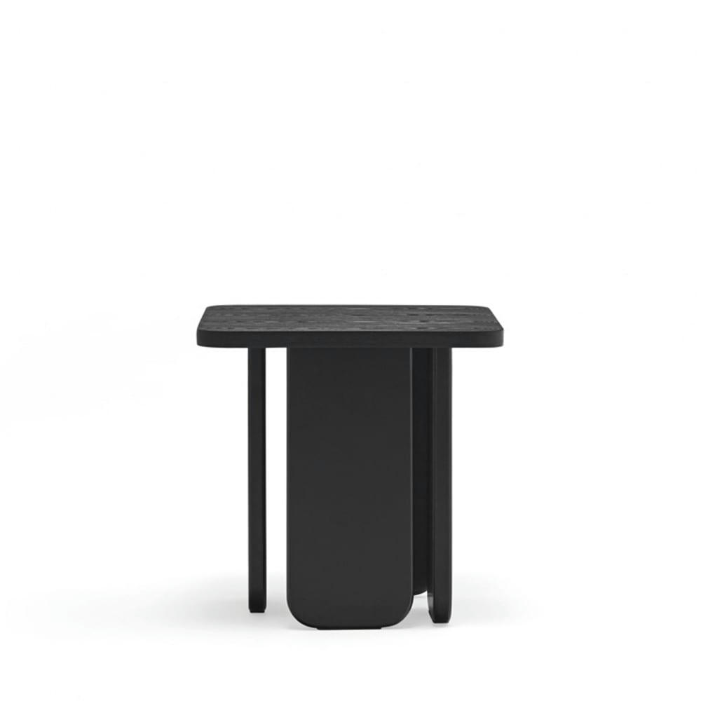 ARQ - Table d'appoint carrée en bois noir