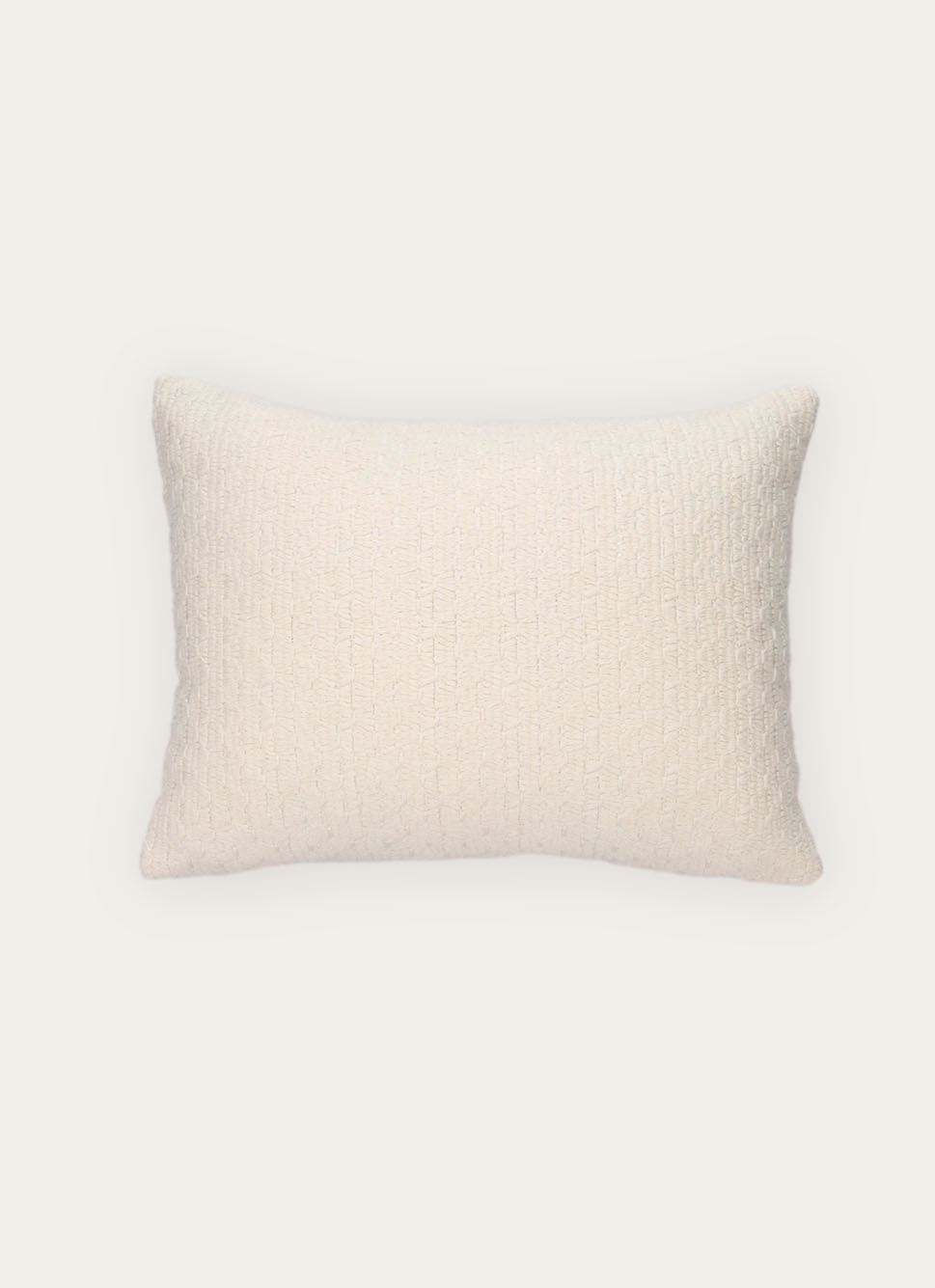 COUSSIN BRODÉ UNI THEO BLANC CASSE