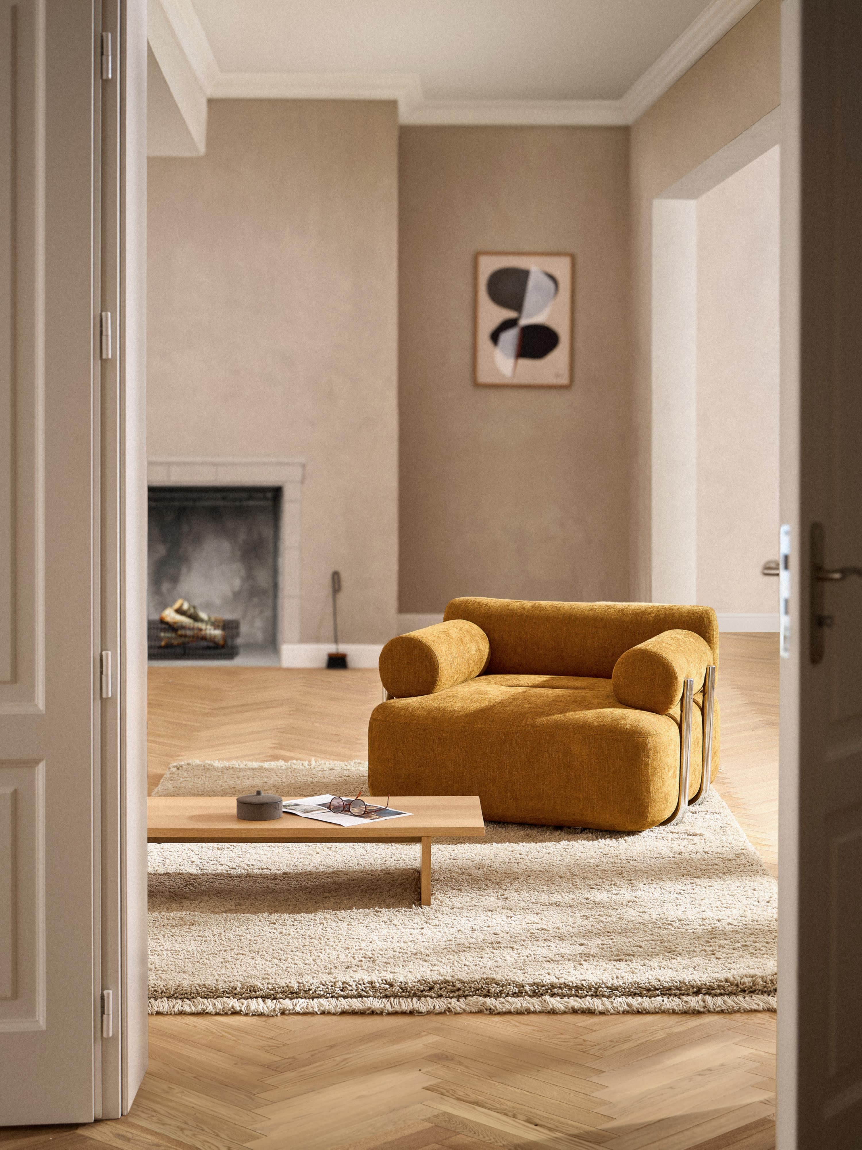 Flauschiger Hochflor-Teppich Dreamy mit Fransen