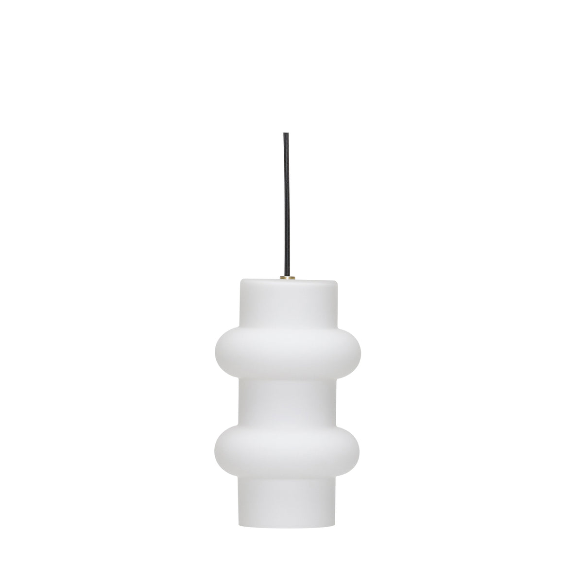 Hübsch hanglamp Pilule - glas/staal - ø15xh25cm