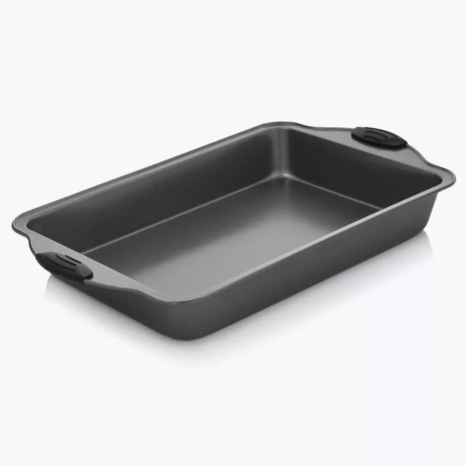 Forma do pieczenia prostokątna DUKA SILC BAKE 33x23 cm grafitowa stalowa