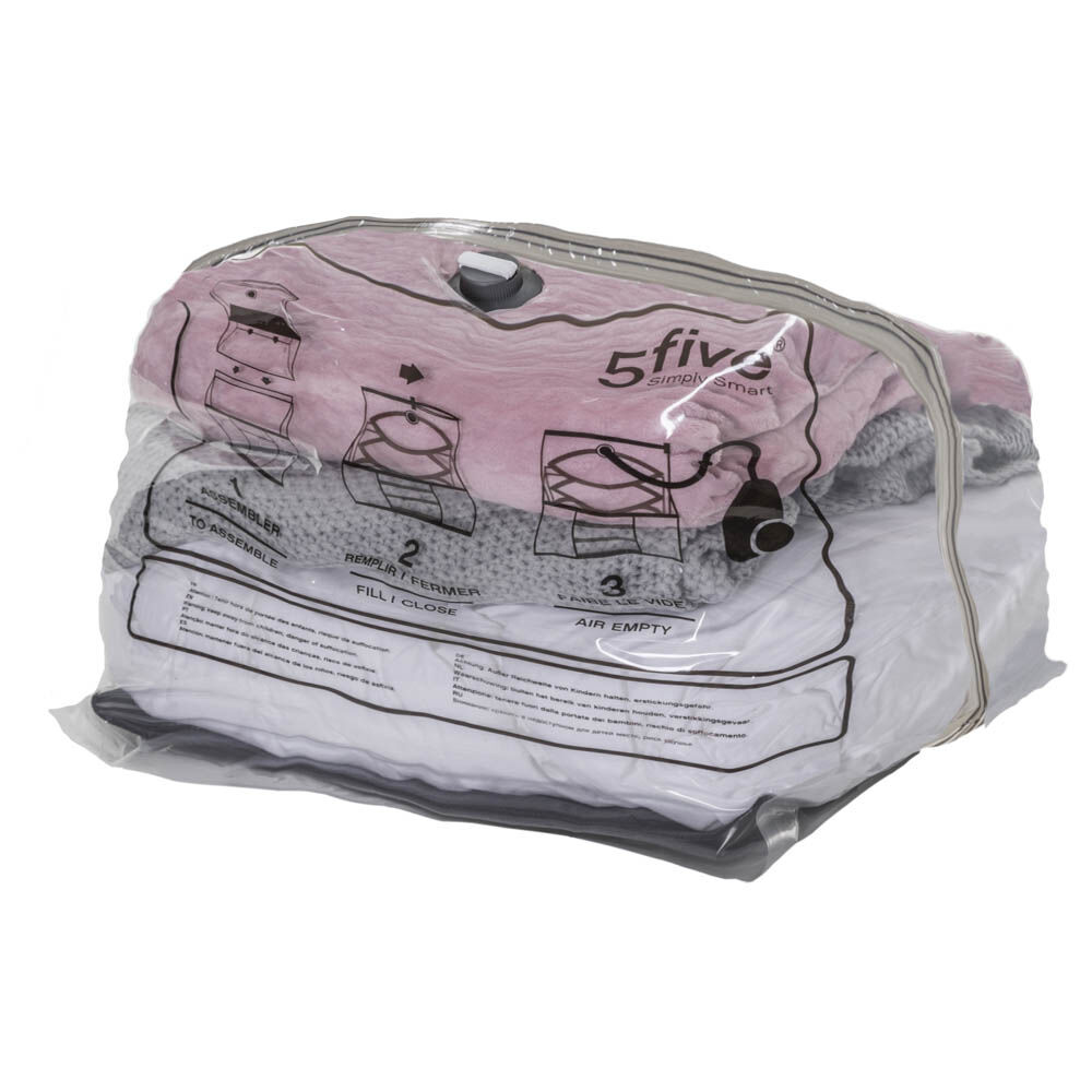 Saco de arrumação em vácuo tamanho s