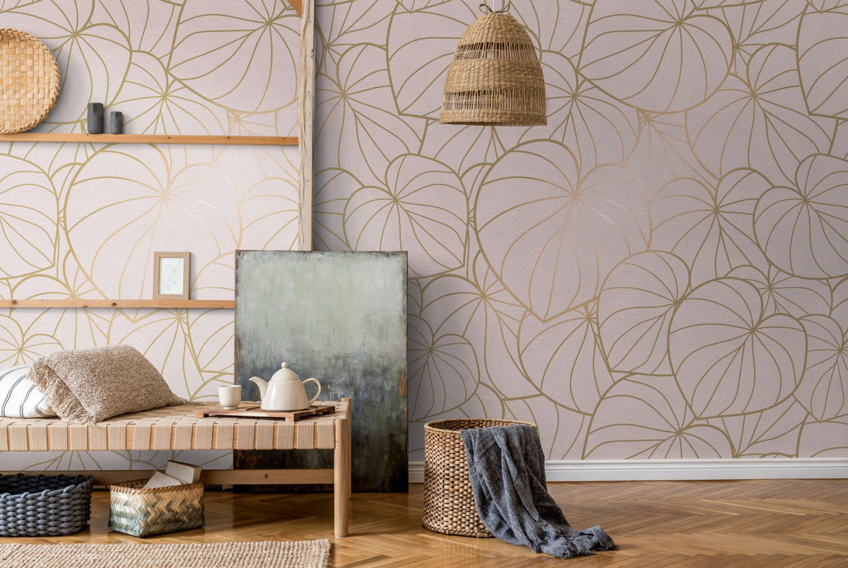 One Wall one Role fotobehang jungle-motief roze - 159 x 280 cm - AS-382801