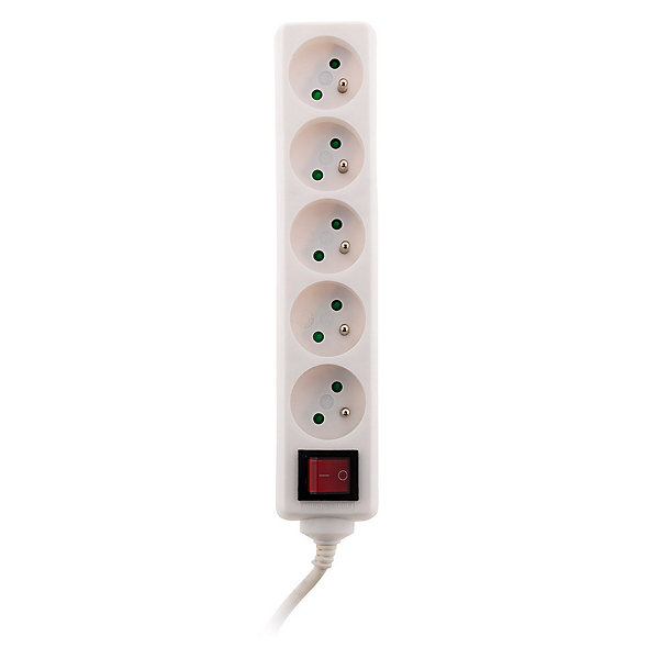 Bloc 5 prises   interrupteur 1m Zenitech
