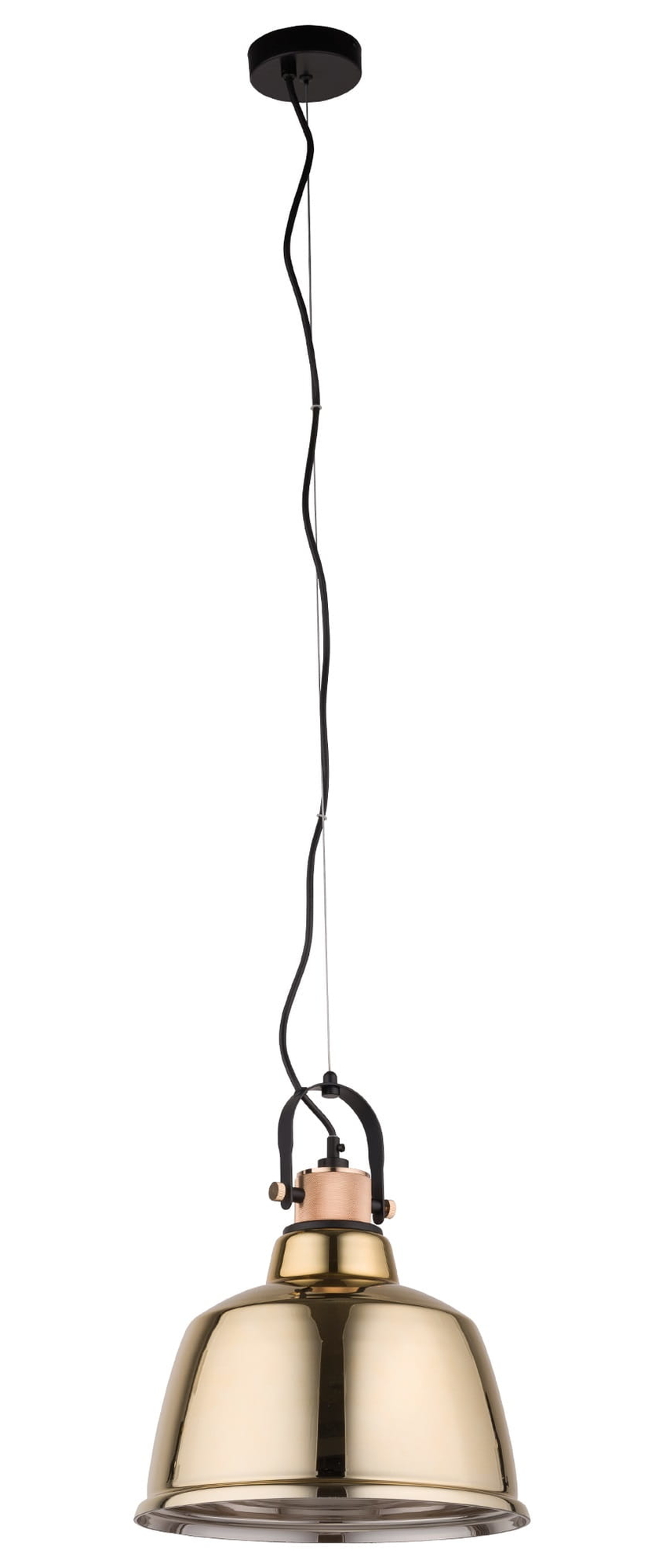 Lampa wisząca Amalfi Goldszklana złota