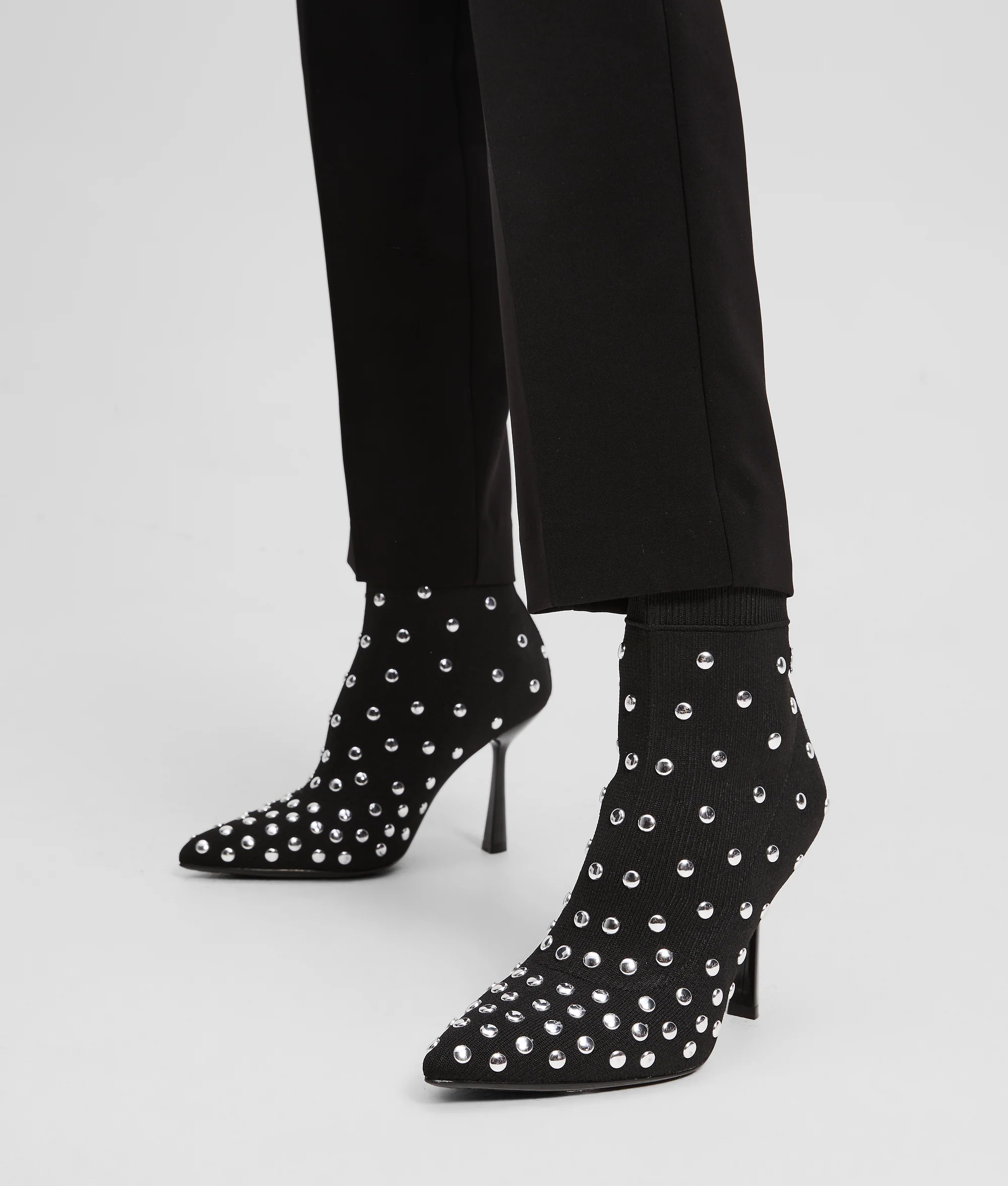 Pandara knitted studded boot