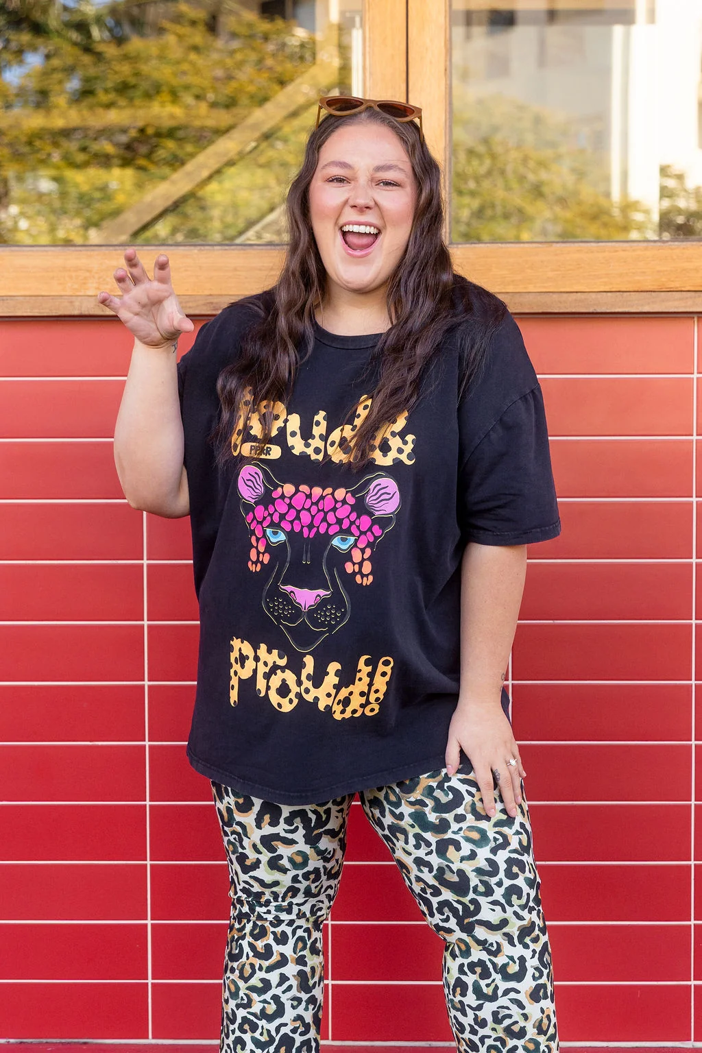 Alfie Oversized Tee in Lila by Kasey Rainbow