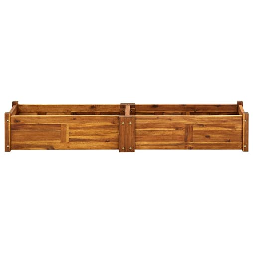 NNEVL Garden Raised Bed Acacia Wood 150x30x25 cm
