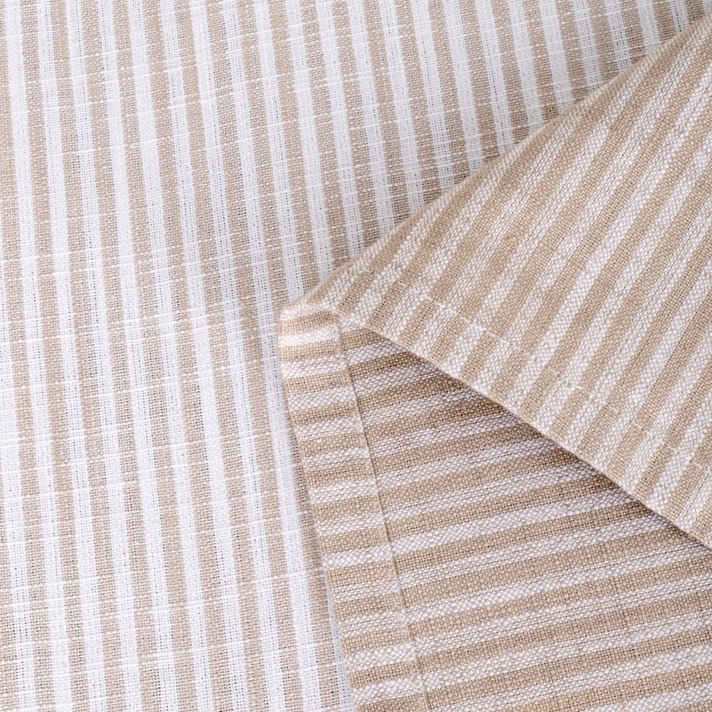 Toalha de Algodão Riscas Amarelo e Bege 160x160 KERALA