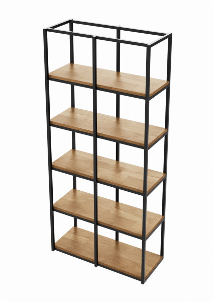 Regał WOOD BOX 177x80x30/34 Loft na książki