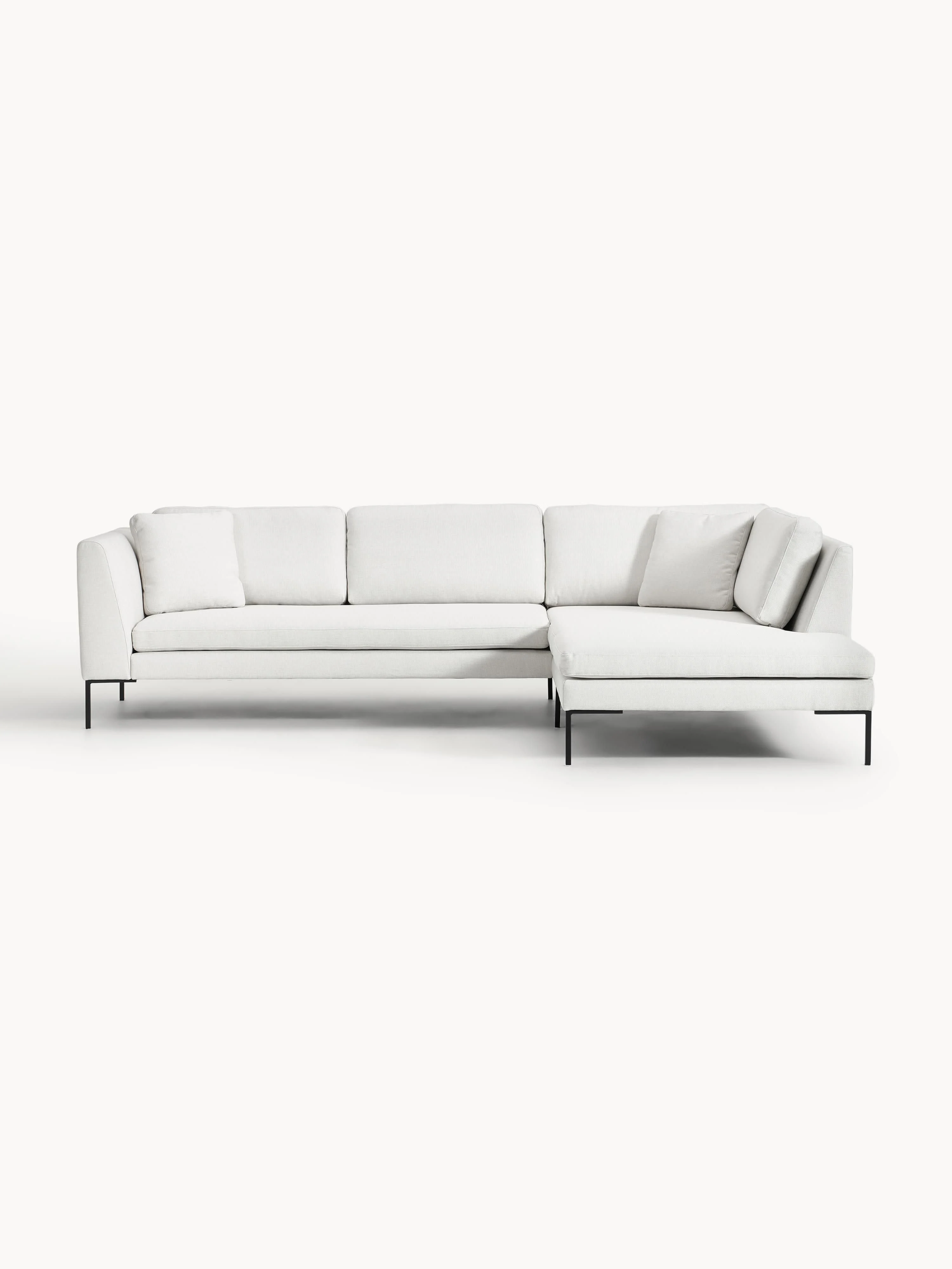 Ecksofa Emma mit Metall-Füßen