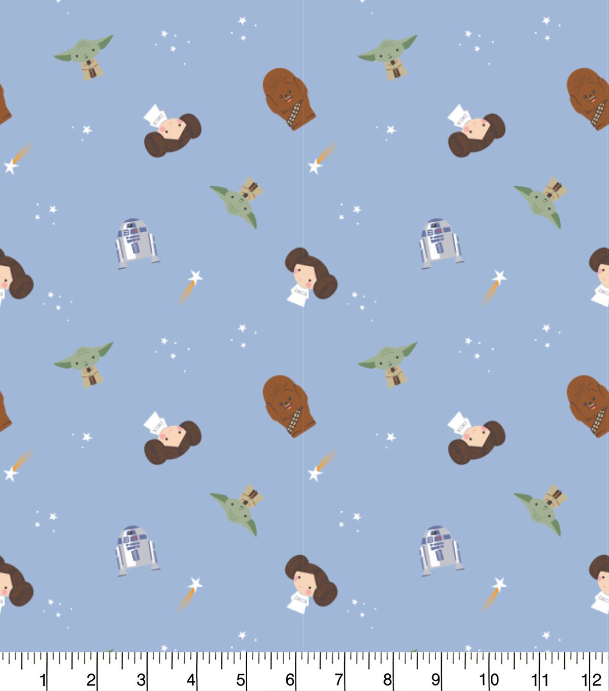 Star Wars Cotton Fabric Rebel Dreams Blue