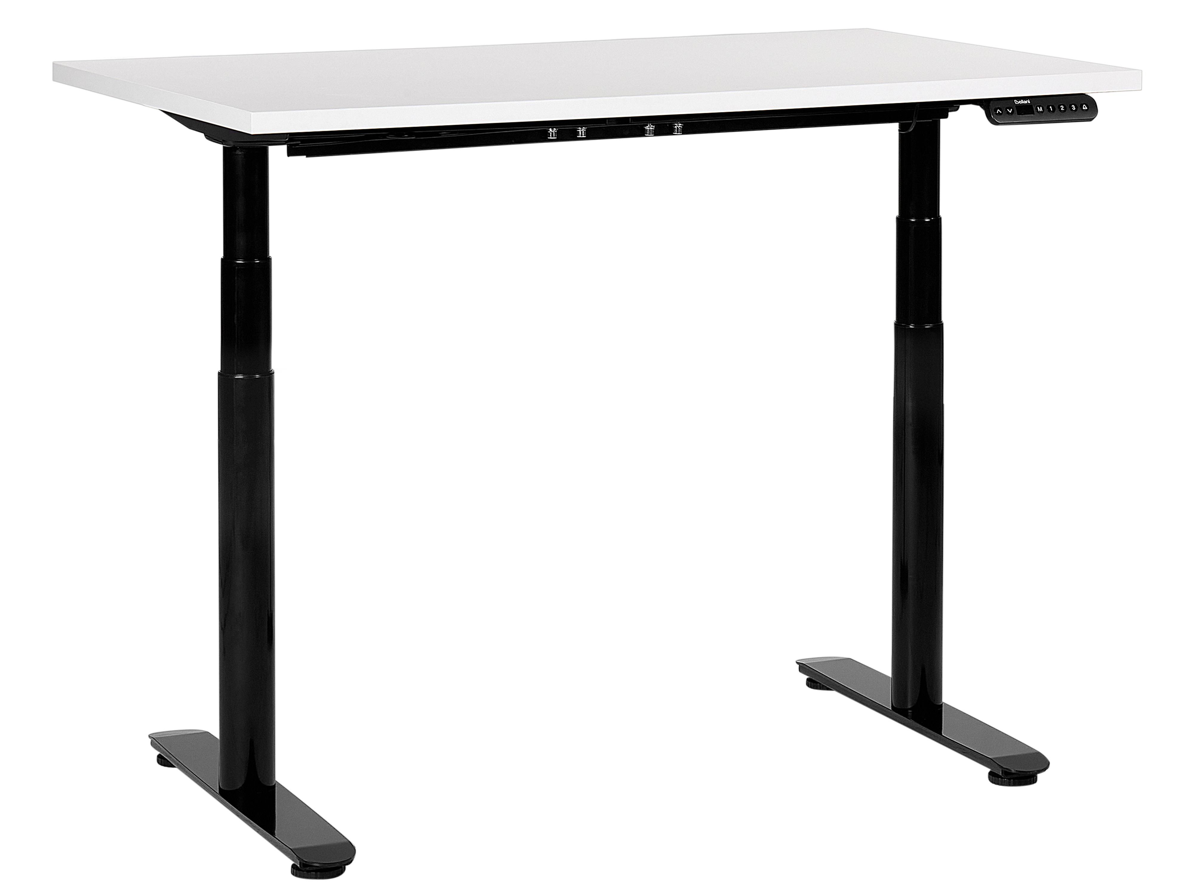 Electric Adjustable Standing Desk DESTINAS White/ Black 120 cm 72 cm