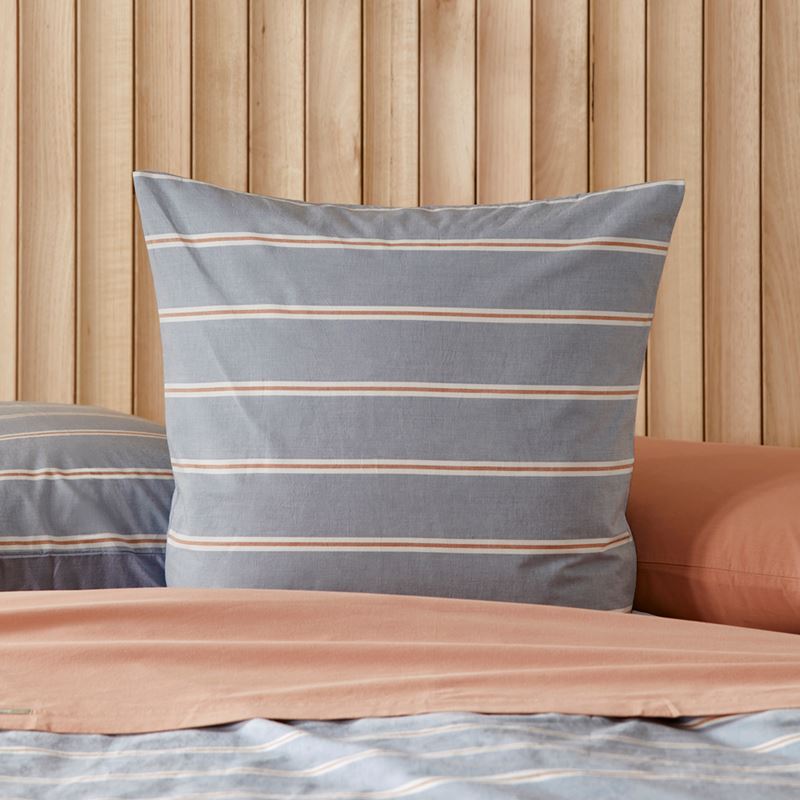 Stonewashed Cotton Printed Storm Blue Quilt Cover Separates
