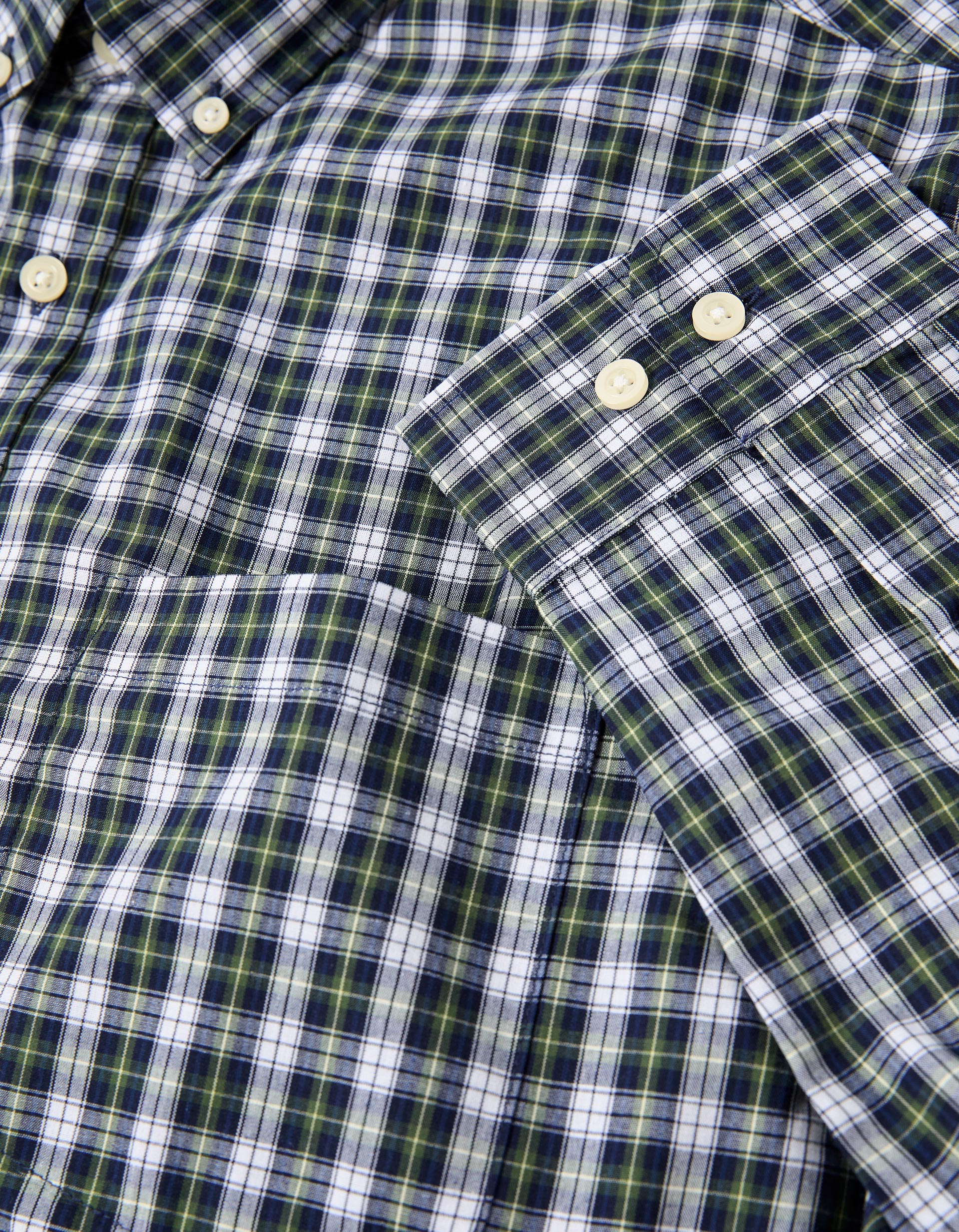 Camisa de Xadrez, Homem, Verde Escuro