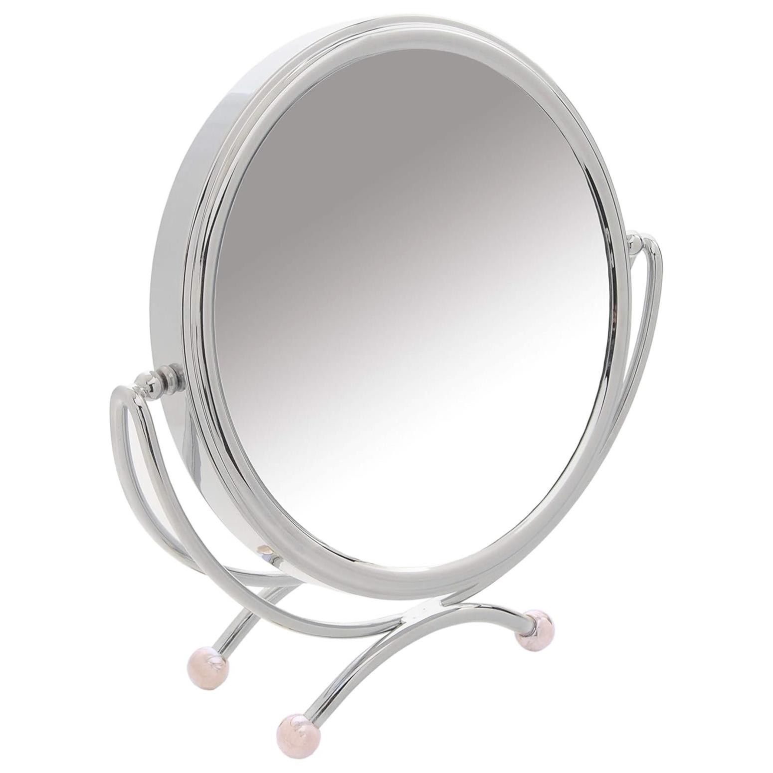 Danielle Creations Magnifying Chrome Gold Vanity Mirror