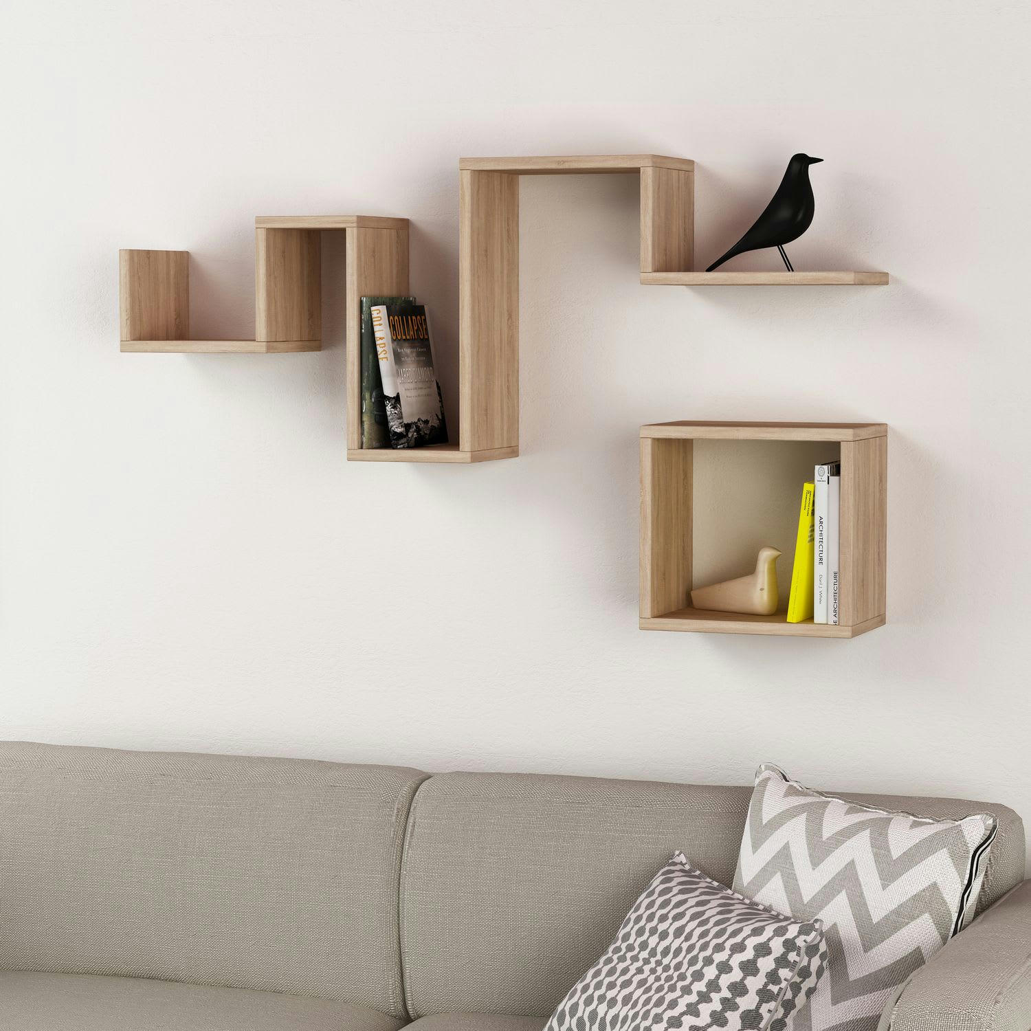 FOLLOW - Etagère murale follow beige