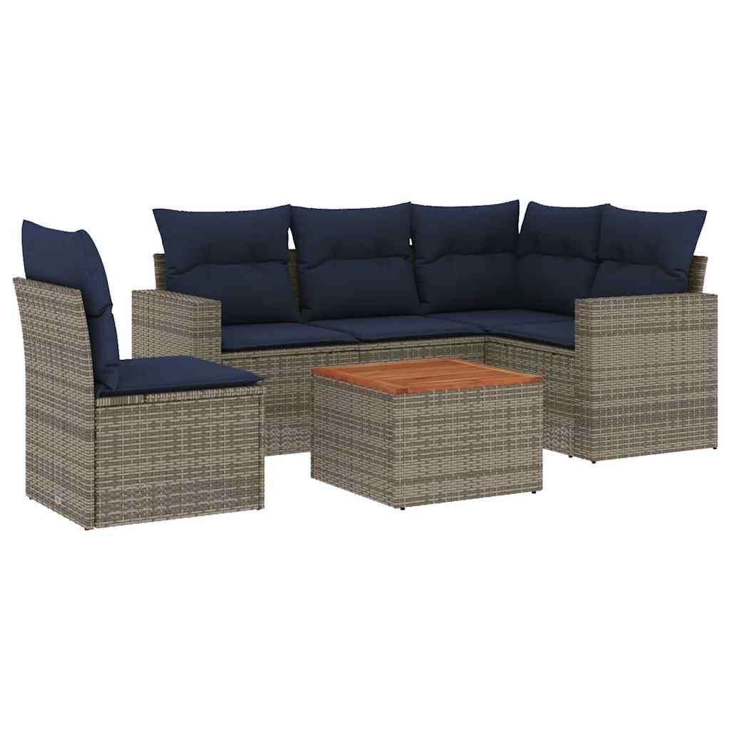 Zestaw Mebli Ogrodowych Stół Rattan Poduszki Do Ogrodu Na Taras Na Balkon