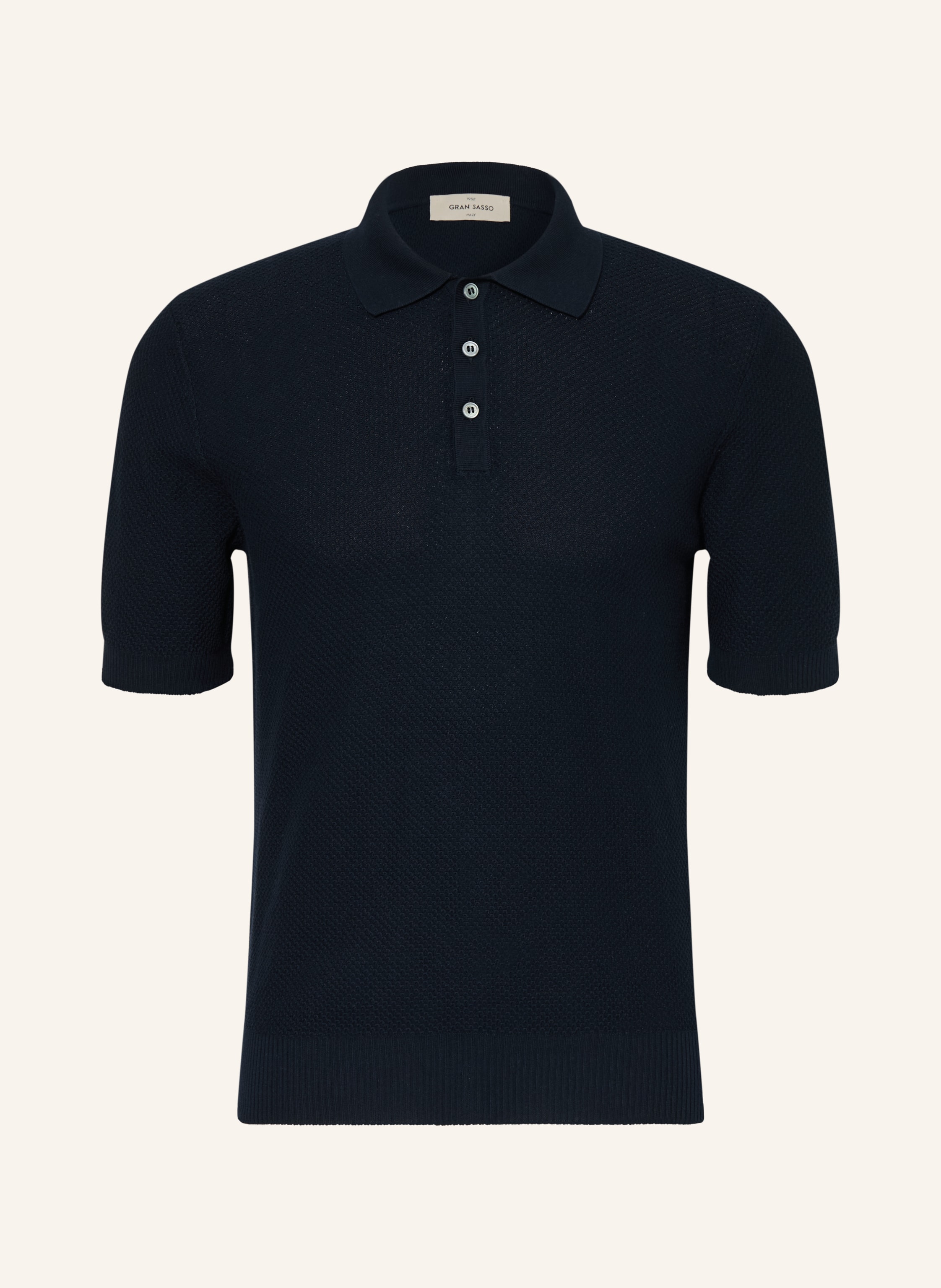 GRAN SASSO Strick-Poloshirt