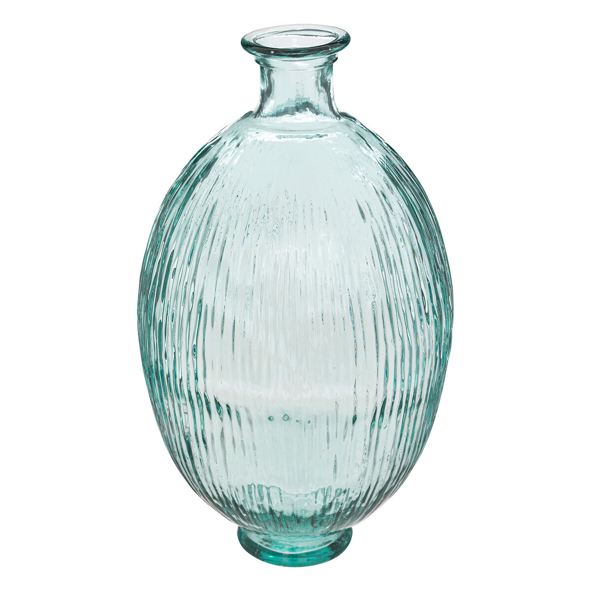 Vase "Sen", recycled glass H.39 cm