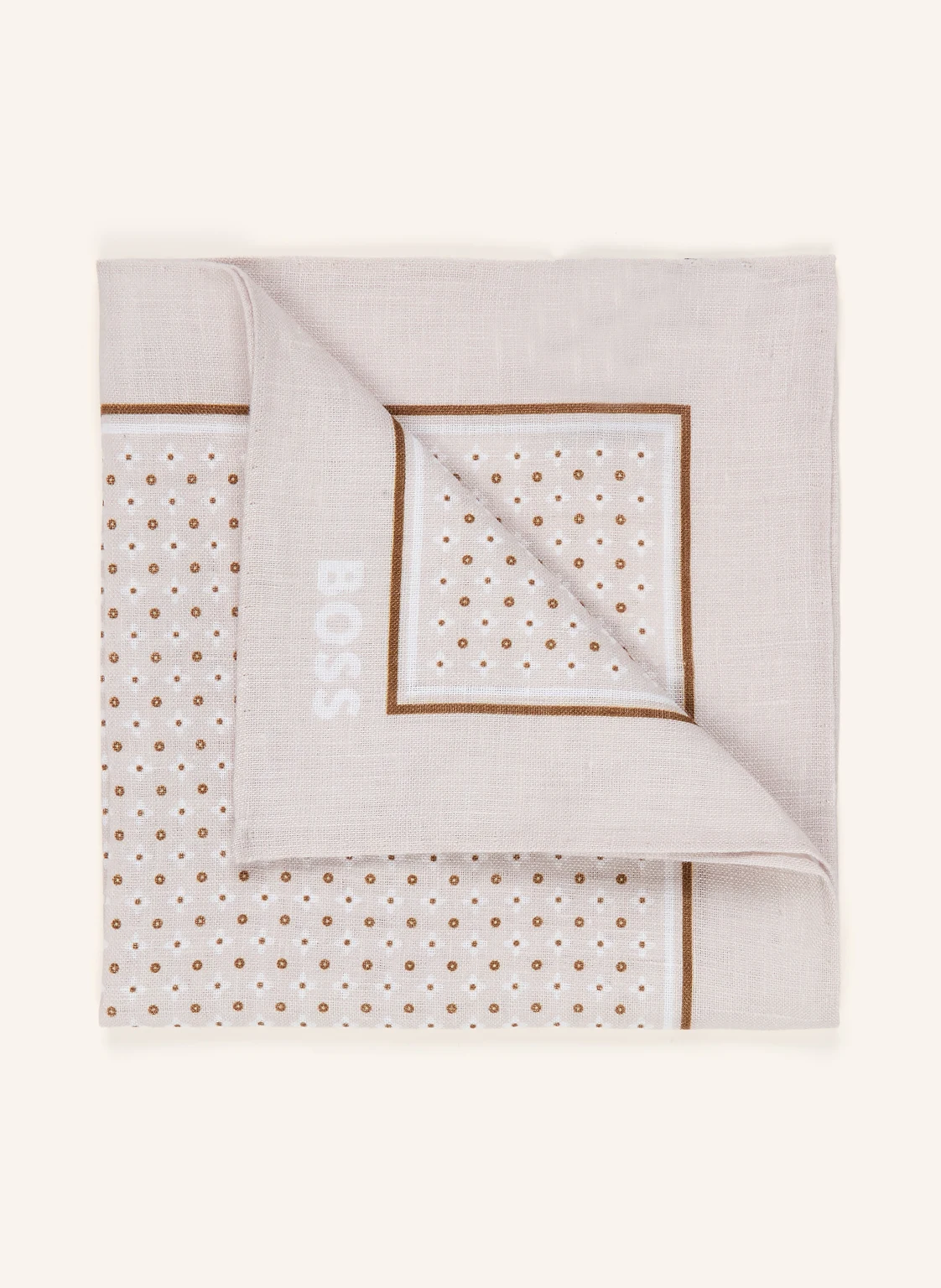 BOSS Einstecktuch C-POCKET aus Leinen