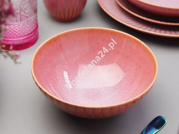 Serwis obiadowo - herbaciany na 6 osób (26 el.) Lubiana - Stoneware Blush