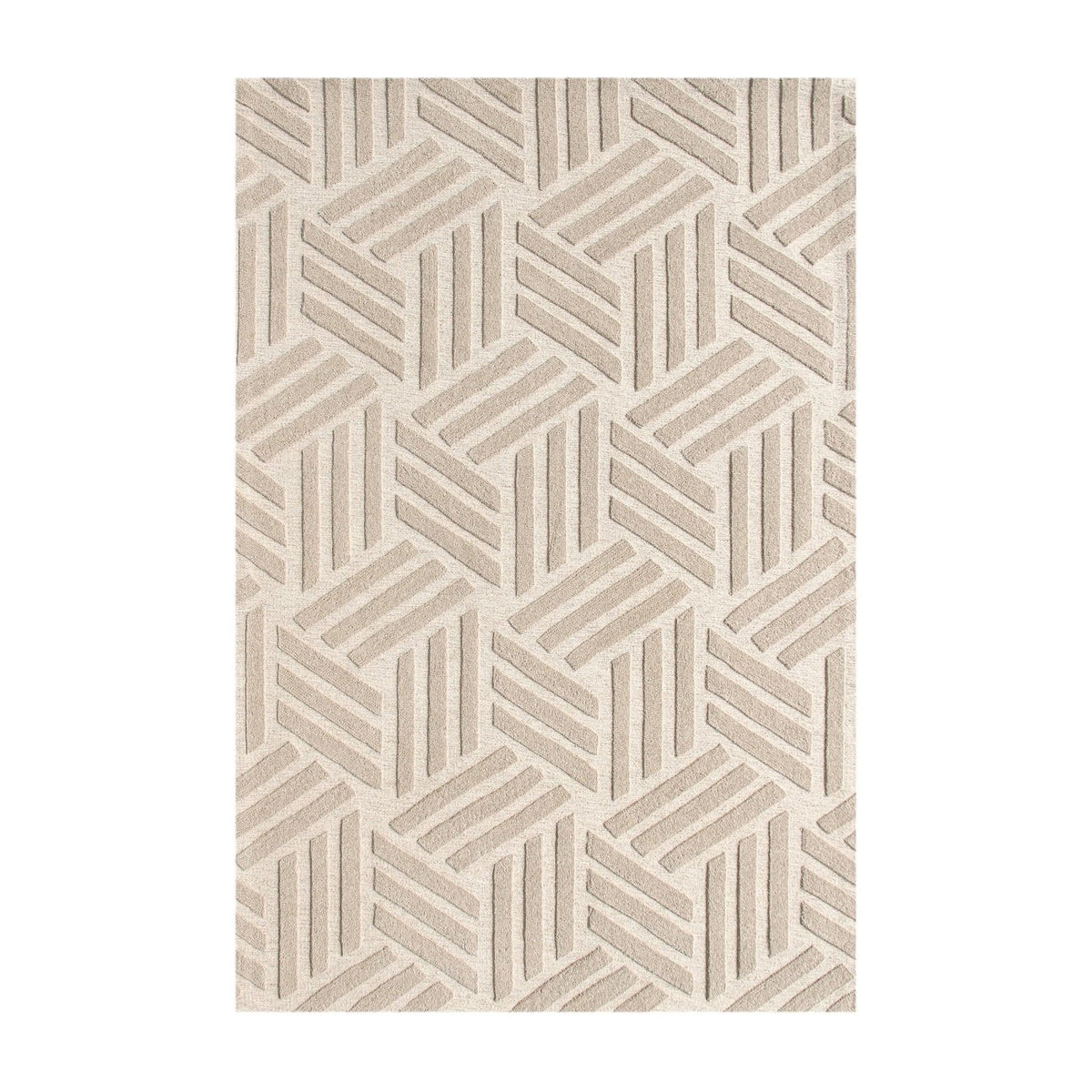 AFK Living vloerkleed Talisman - handgemaakt - 80% wol - 20% katoen - 120 x 170 cm
