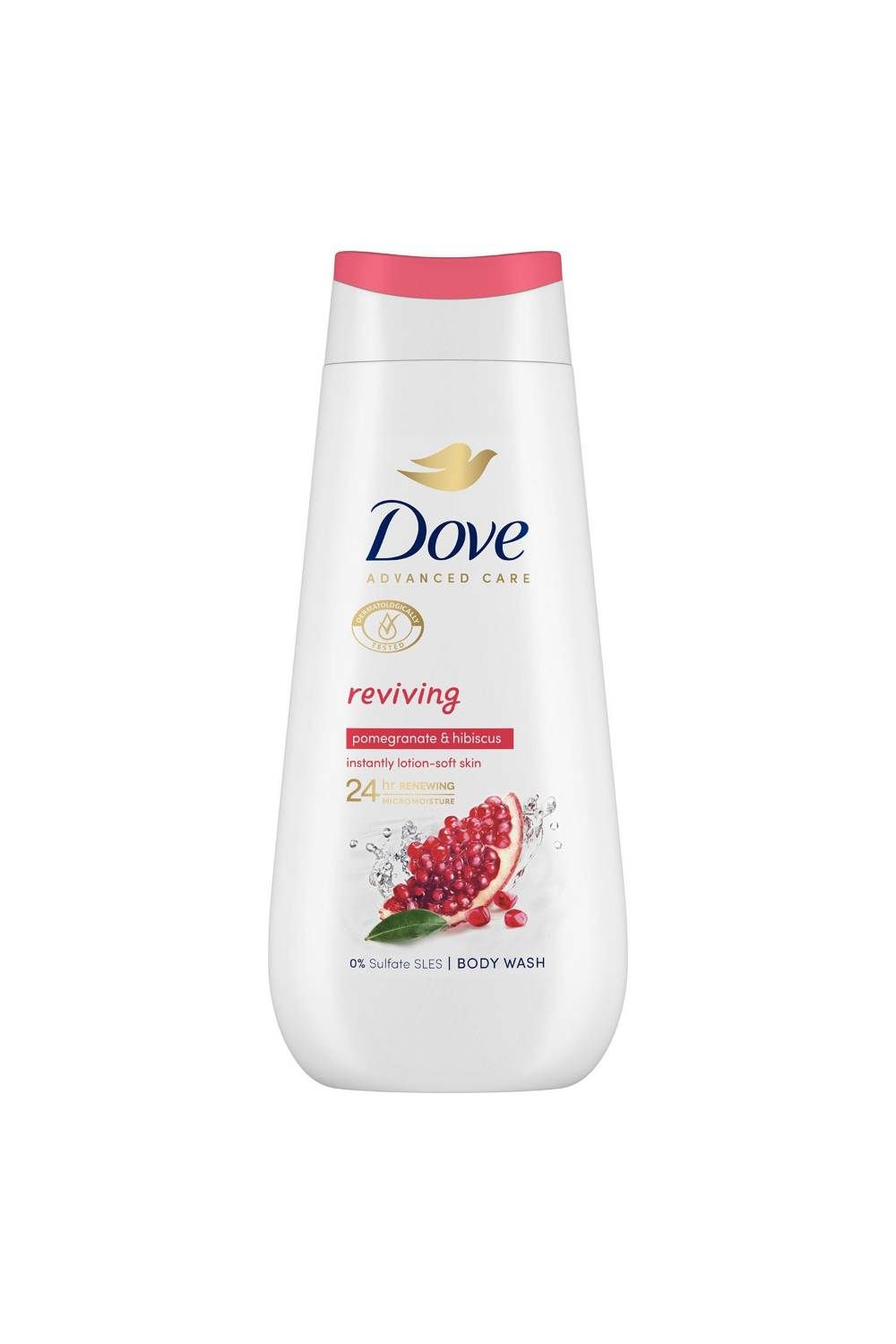 Dove Body Wash' Reviving for 24Hrs Renewing Micromoisture, 3x 225ml