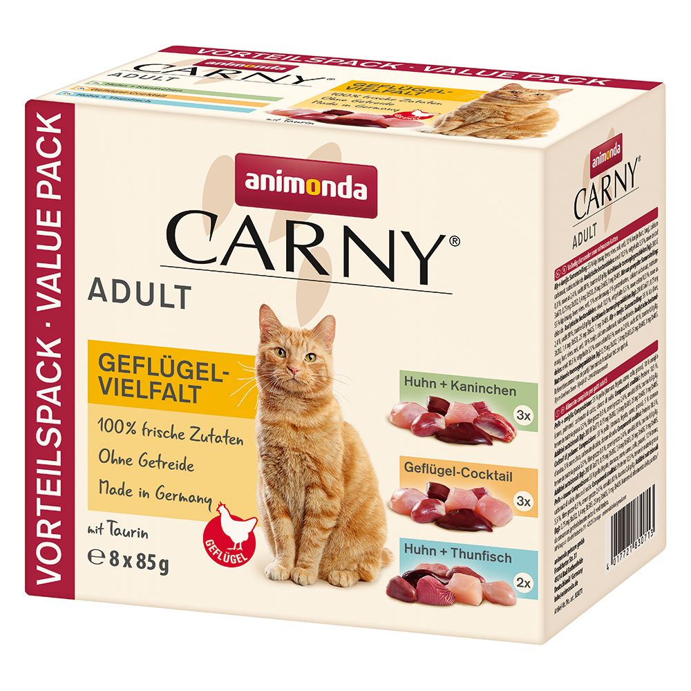 animonda Carny Pouch Multipack 8 x 85g