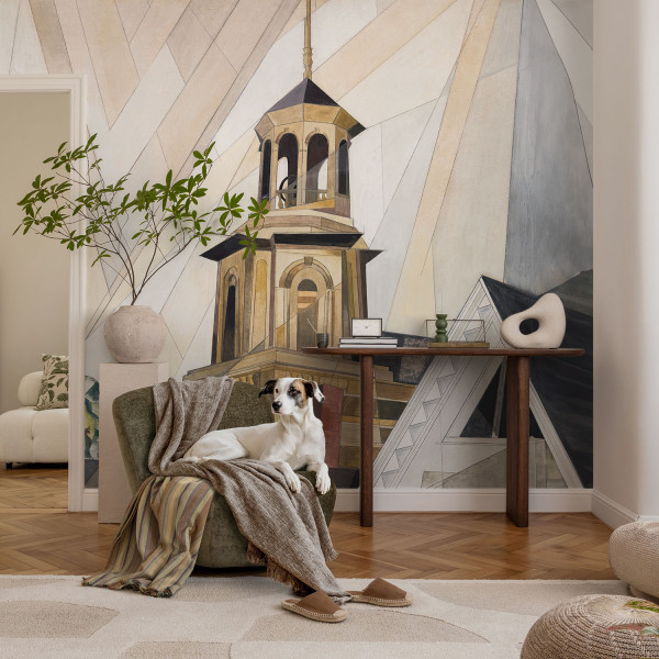 Samoprzylepna tapeta Architektoniczna wieża 104x70 Wallfluent