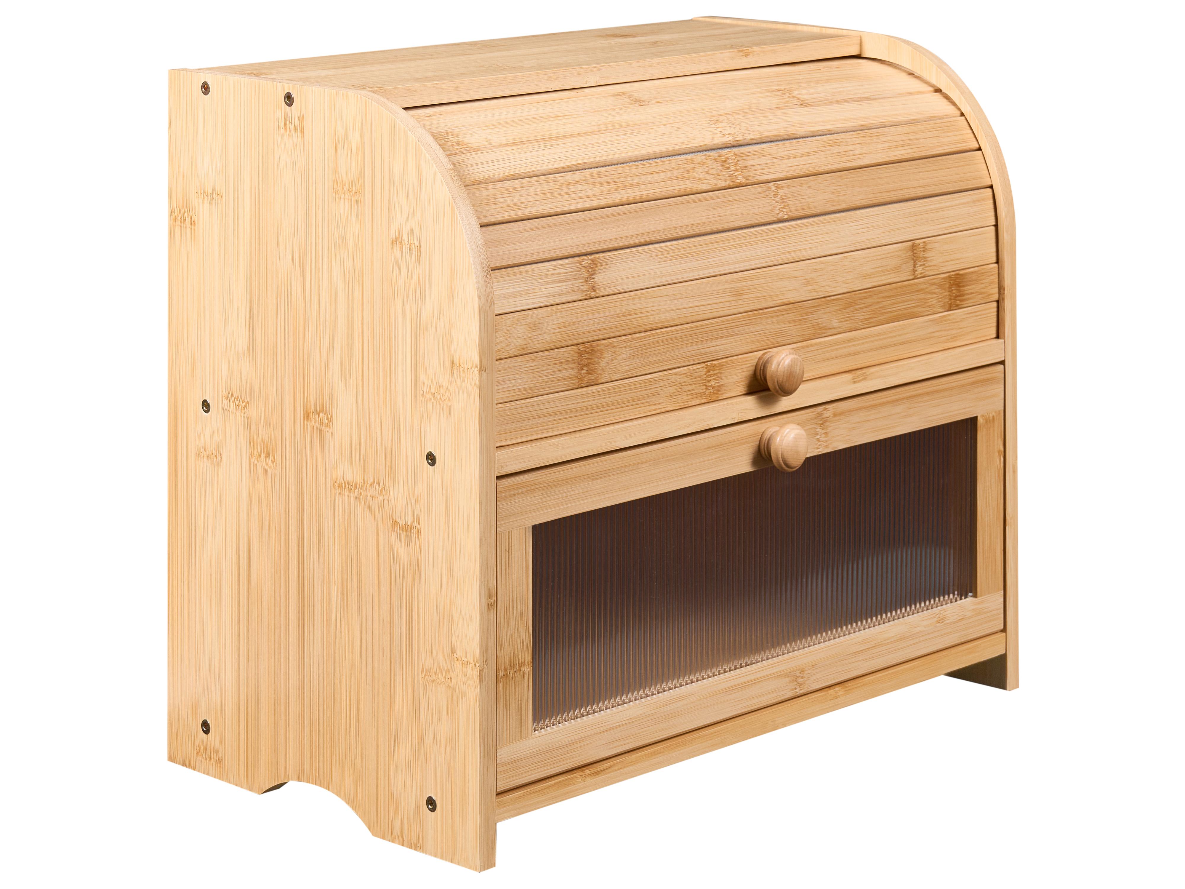 Bread Bin LEVAIN Bamboo Light Brown