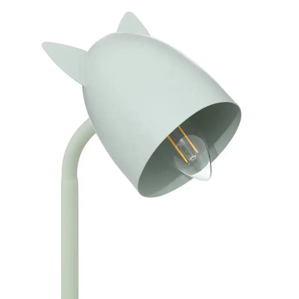 Atmosphera Tafellamp - oortjes - groen - 18 x 31 cm - bureaulamp