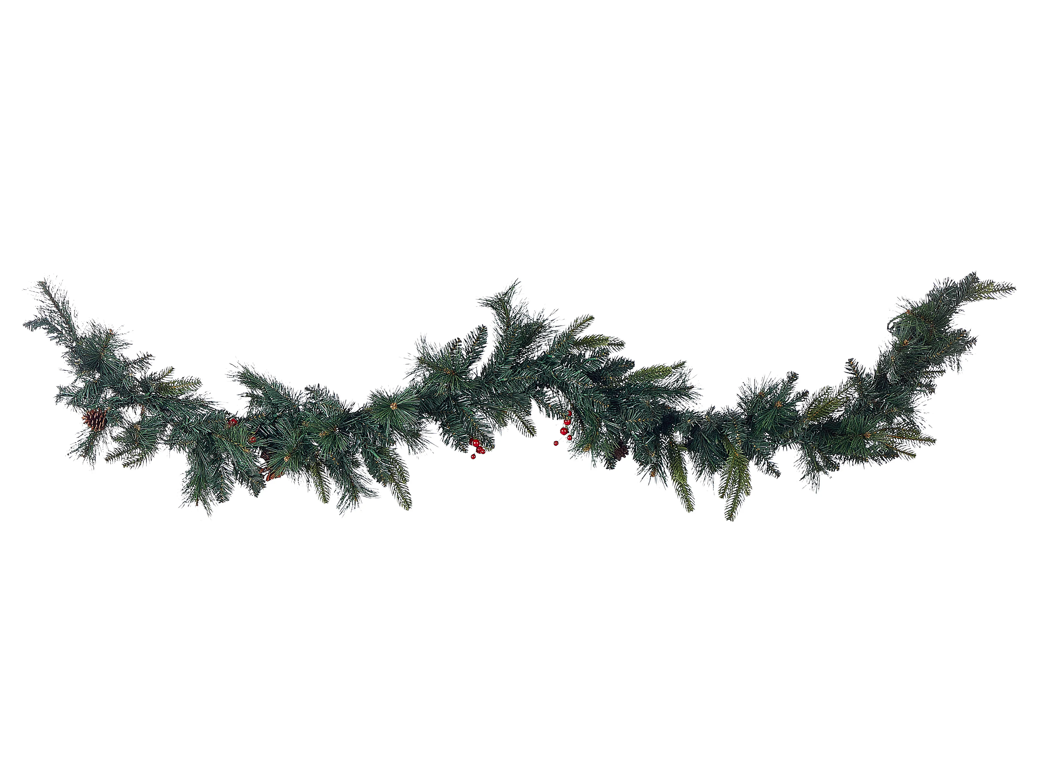 Christmas Garland LED WHITEHORN 180 cm Dark Green