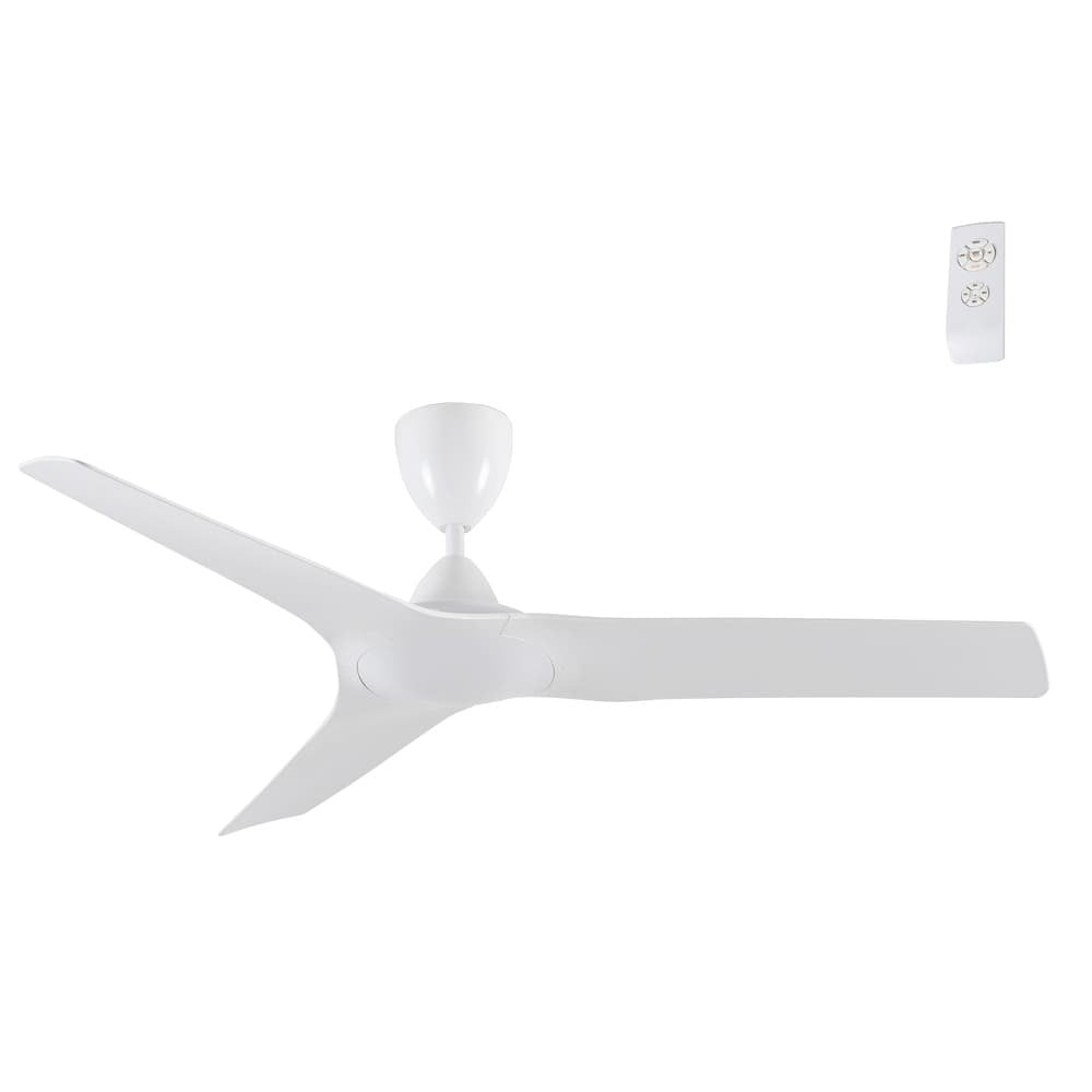 CristalRecord plafondventilator Orkaan - outdoor - 132 x 43 cm - wit