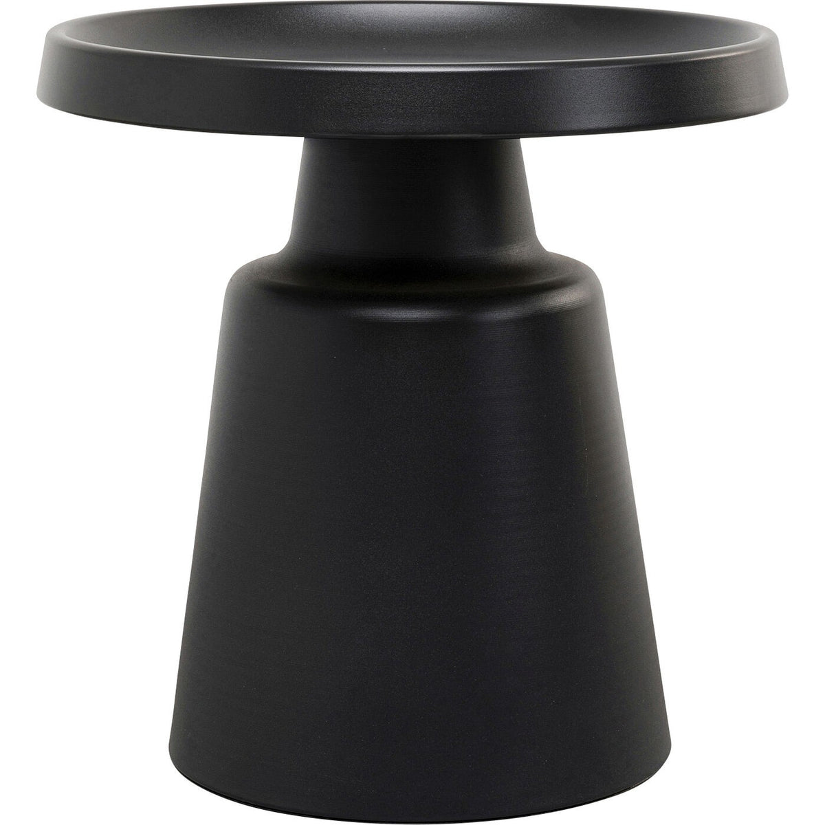 Kare Design Bijzettafel Lima Ø50cm zwart
