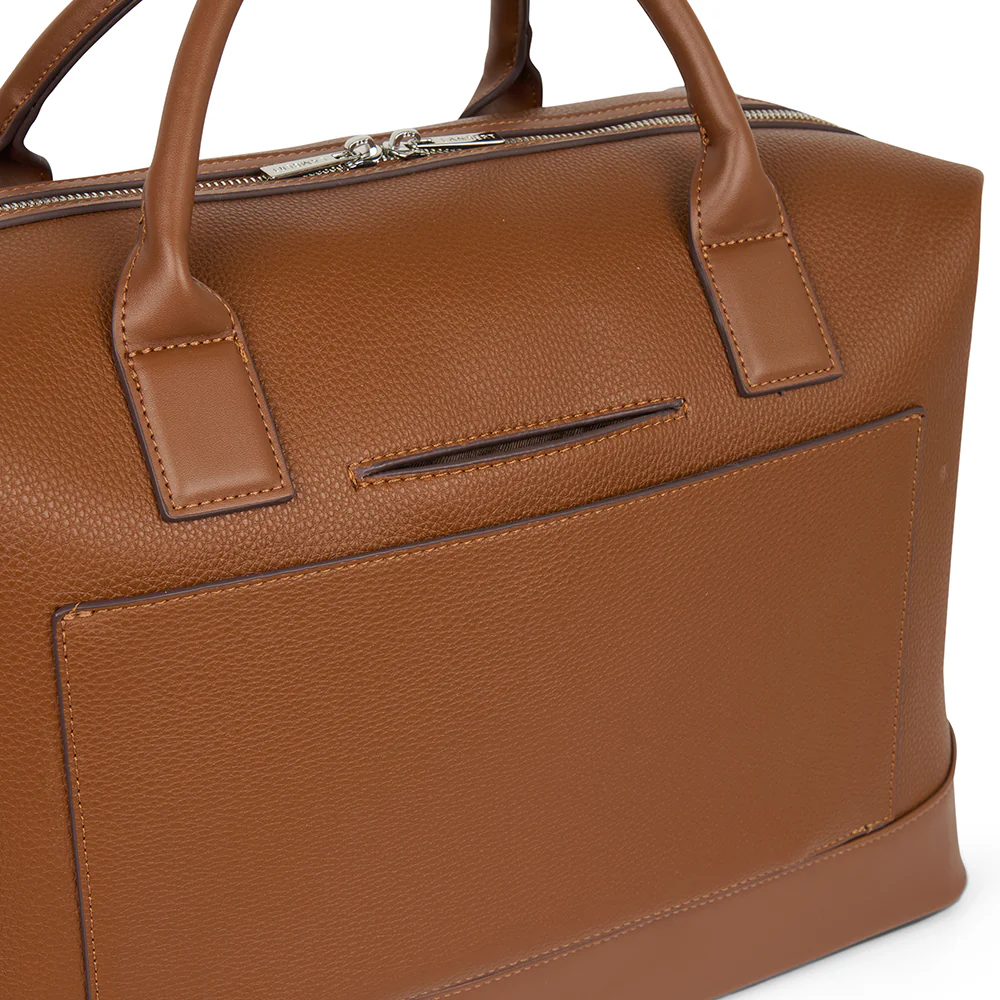 The Mae - Small Affogato Vegan Leather Travel Bag