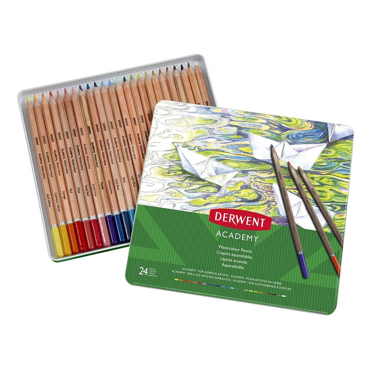 Derwent Academy Watercolour Pencils 24 Pack
