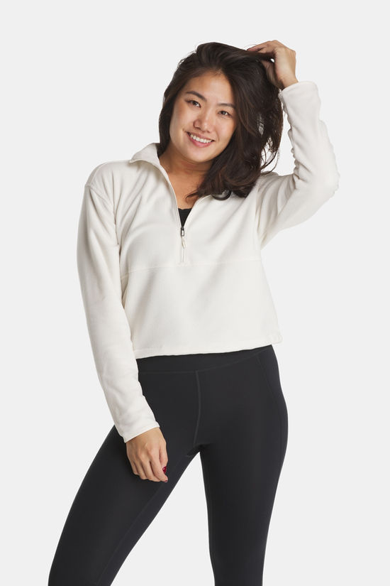 The North Face Glacier Fleece 1/2 Zip Short Fleecetrui Dames