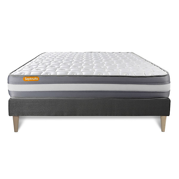 Ensemble Mémoire de forme de confort Ferme avec sommier kit