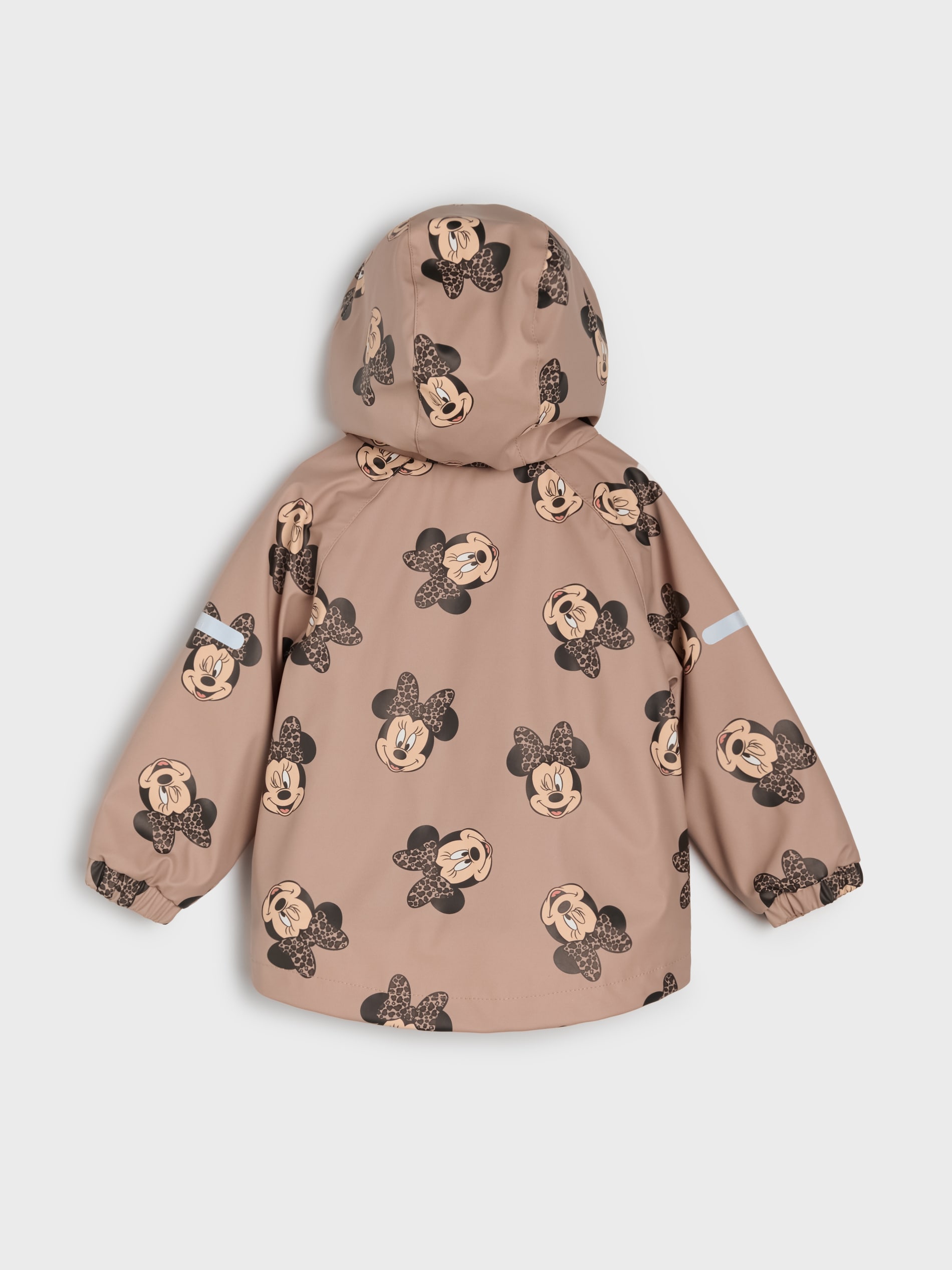 Ocieplana kurtka z kapturem z odblaskowymi elementami Minnie Mouse