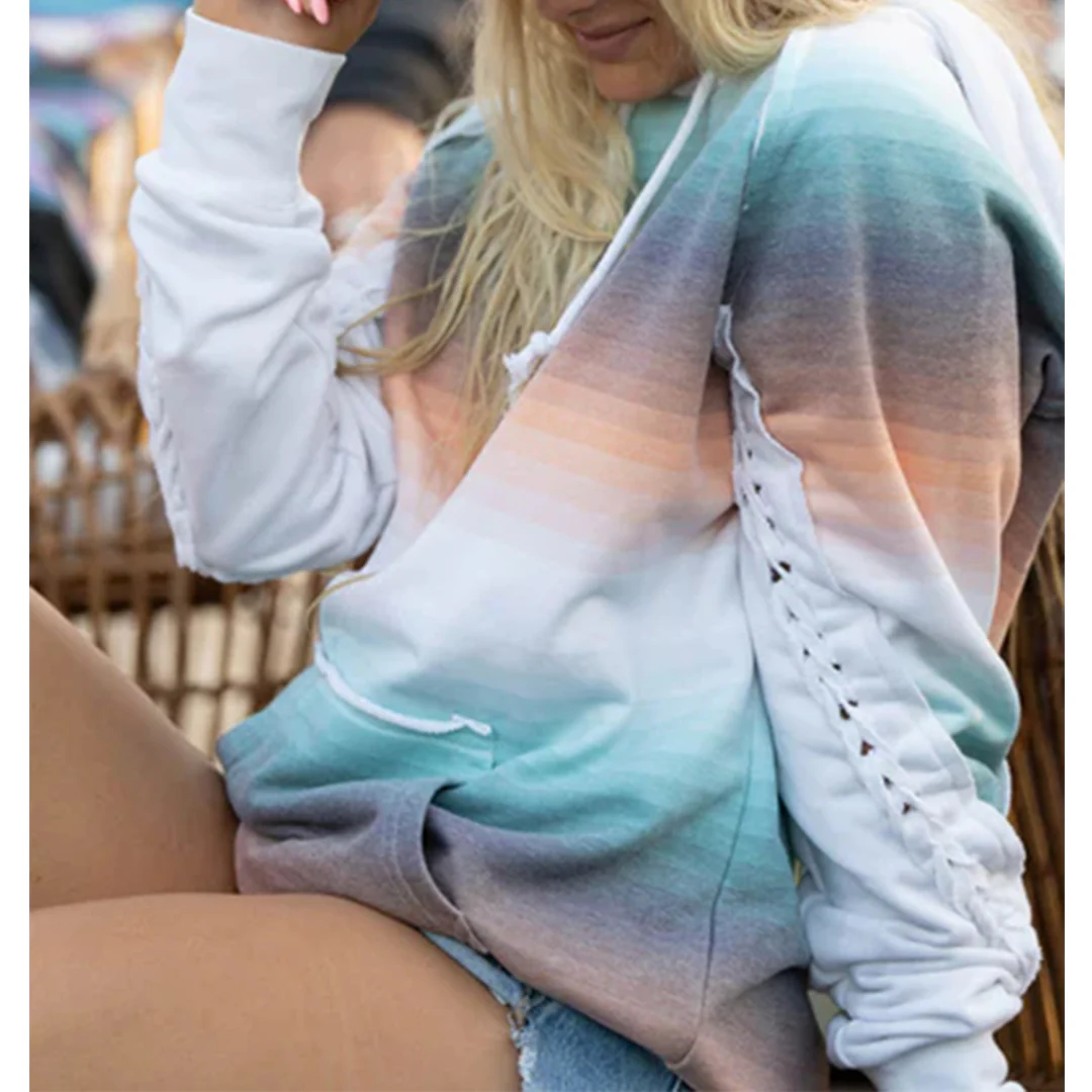 Женская толстовка с капюшоном Hooey Brands Serape