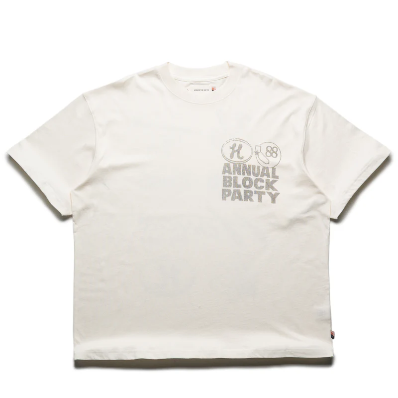 Honor The Gift Annual Block Party Tee - Bone
