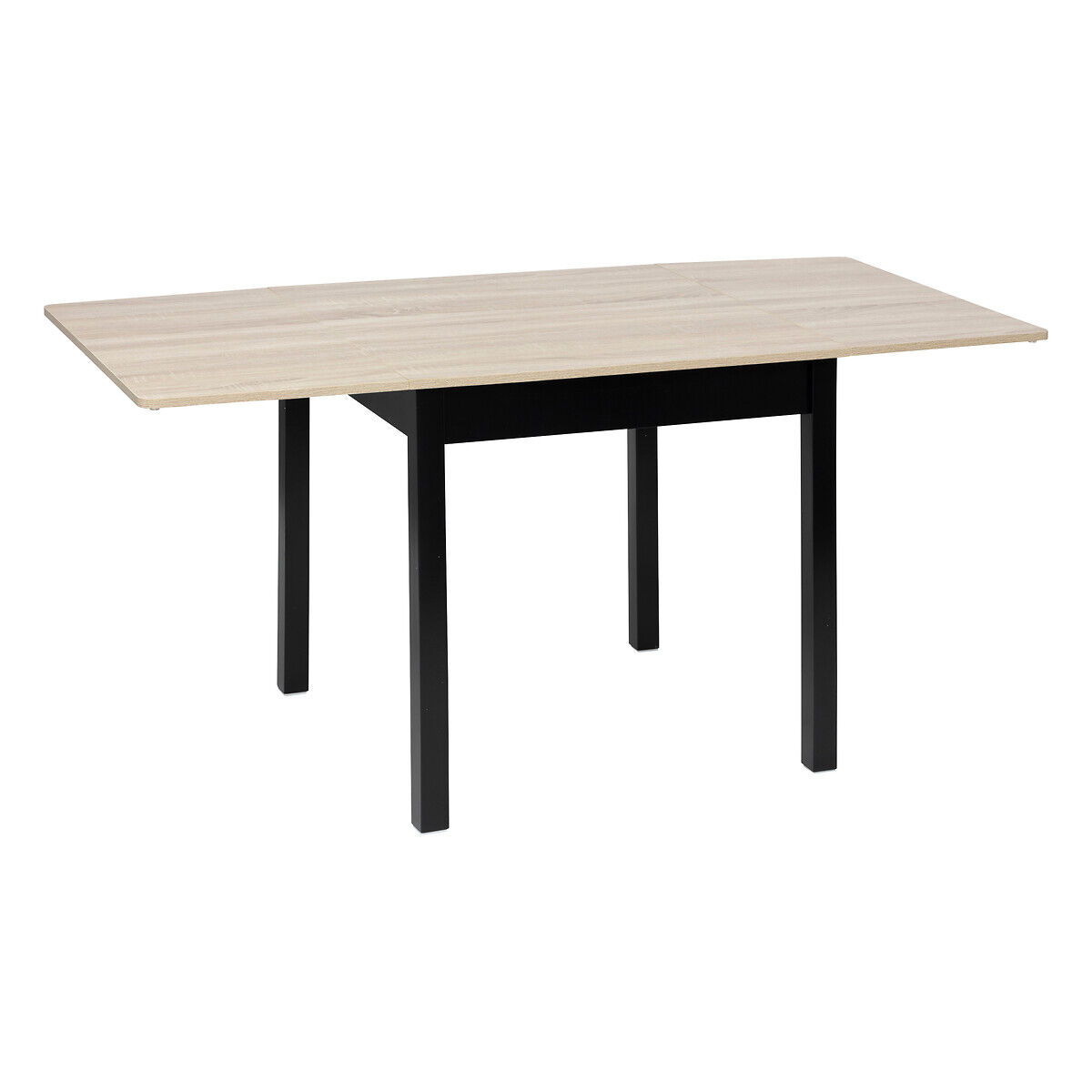 Mesa de jantar extensível em mdf 80-116-152cm