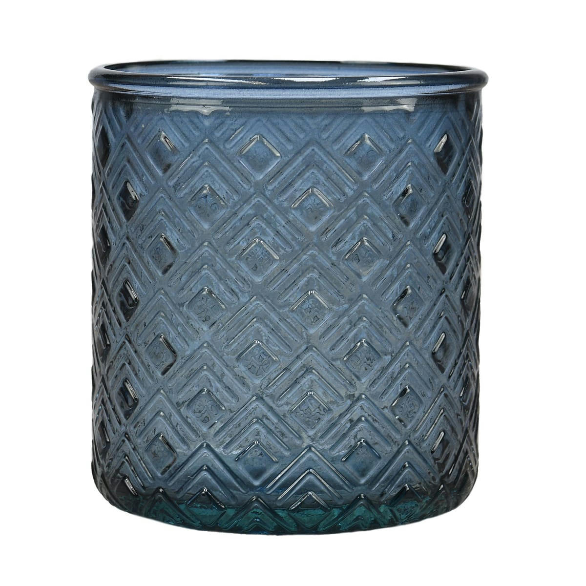 BRAID - Gobelet en verre recyclé  indigo 12 cm