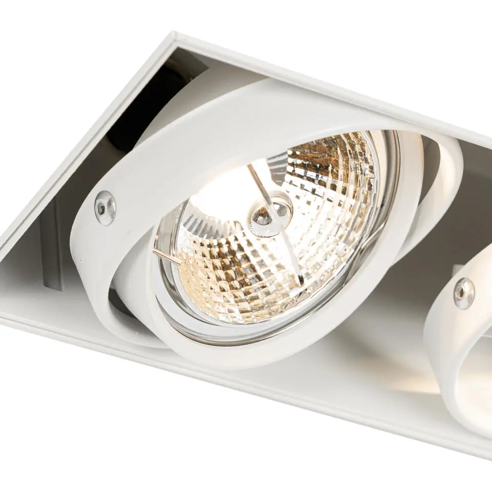 Qazqa inbouwspot oneon trimless 70 wit gu10