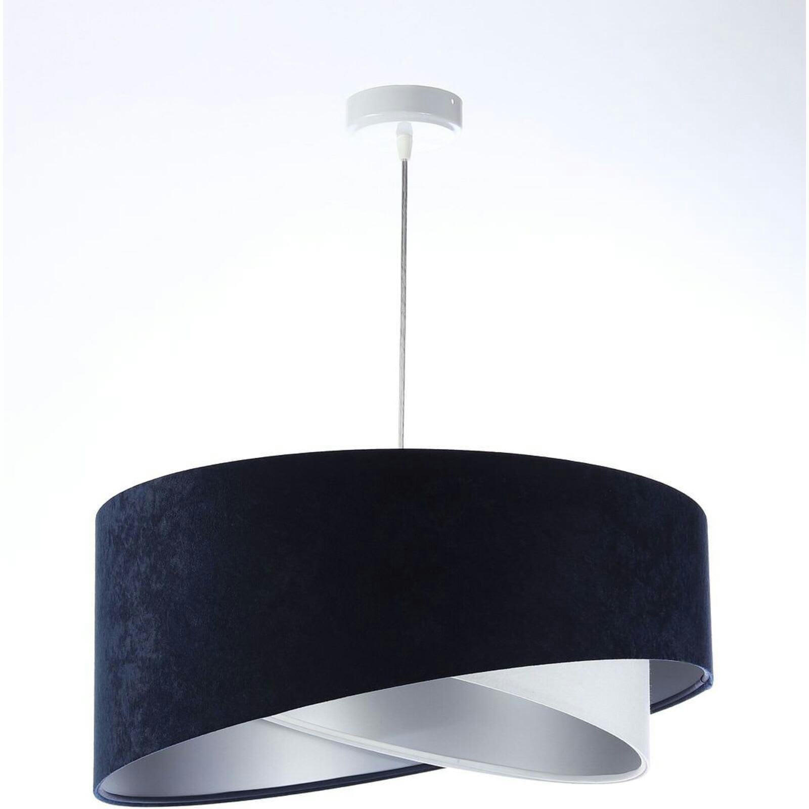 GALAXY - Suspension Tissu Bleu 50x50x105 cm