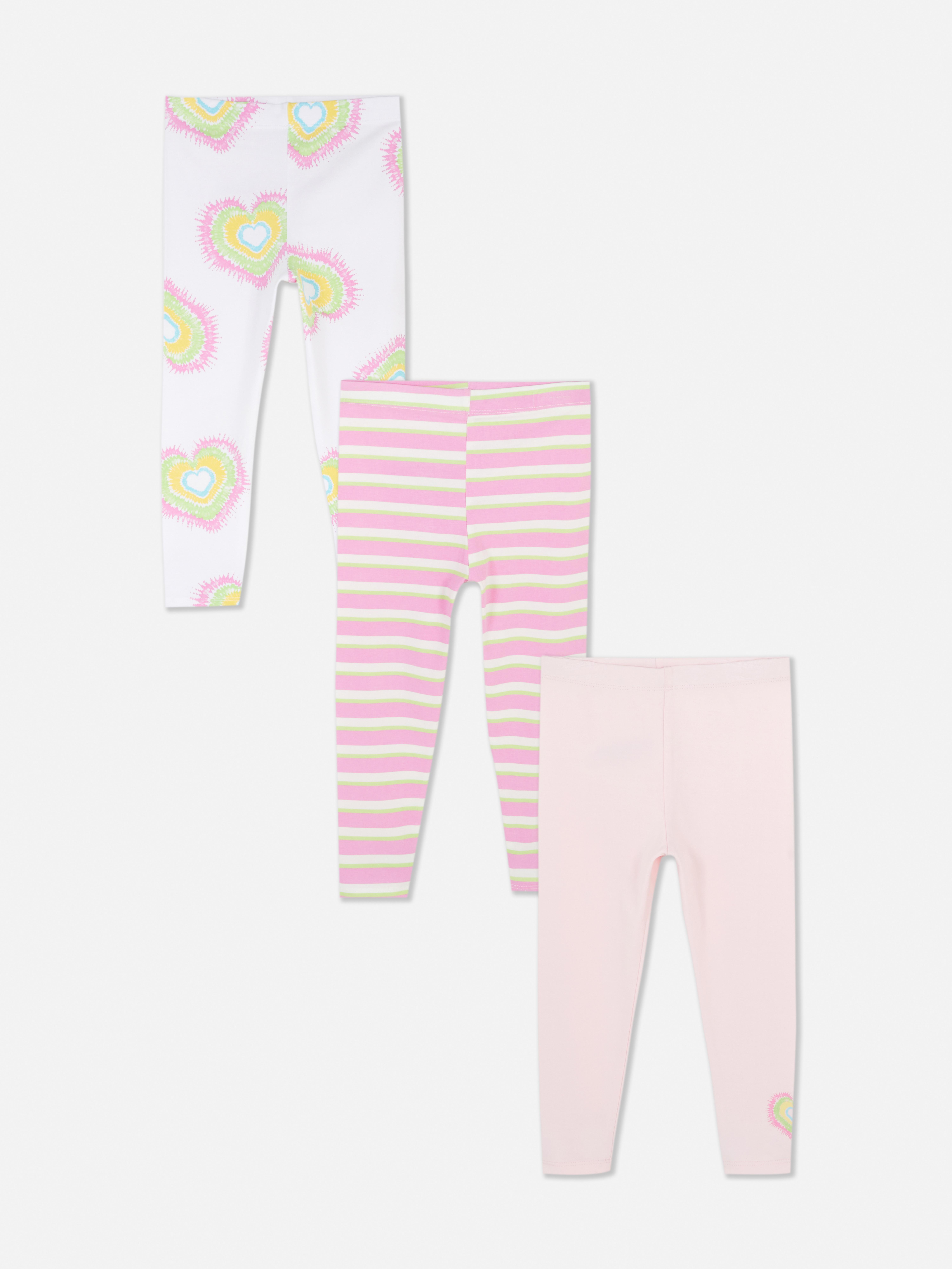 3-Pack Multi Stretch Waist Leggings