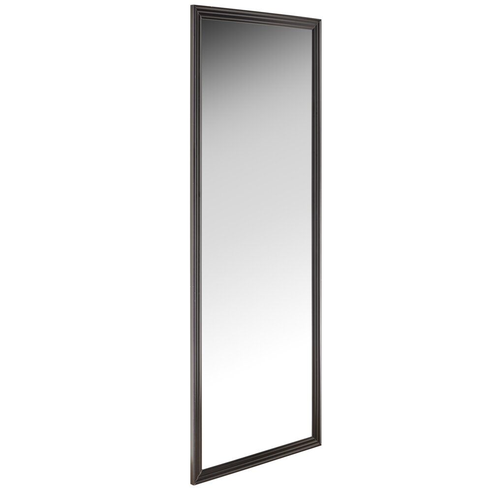 Miroir rectangulaire bord plastique noir 72,5xH195cm